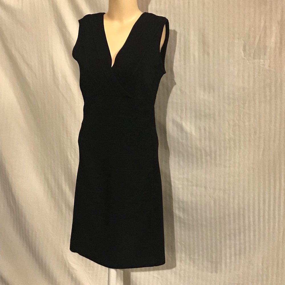 Black Stretch  fitted bodycon Dress